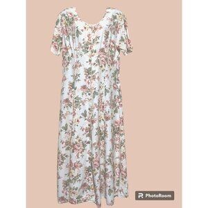 Vintage Romantic Grunge Fairy Shirt Dress M Oversize Bloomcore Cosplay Duster